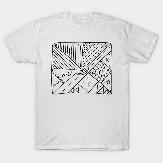 The painting of a map T-Shirt by the_spiritual_view